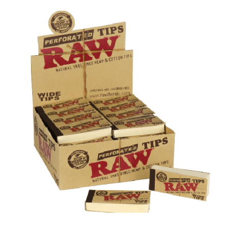 Filtros Raw Tips Wide Perforados