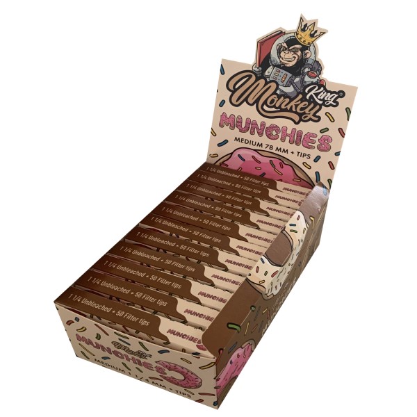 Papel + Tips 1.1/4 Munchies Unbleached