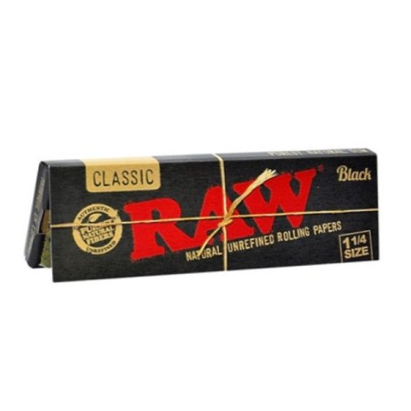 Papel Raw Black 1.1/4