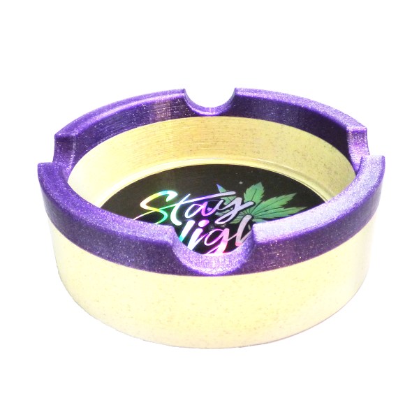 Cenicero Stay High Blanco Y Morado