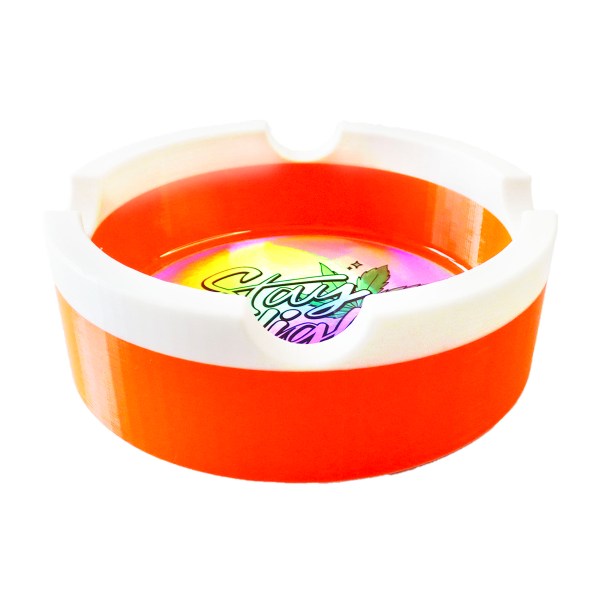 Cenicero Stay High Naranja Y Blanco