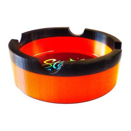 Cenicero Stay High Naranja Y Negro