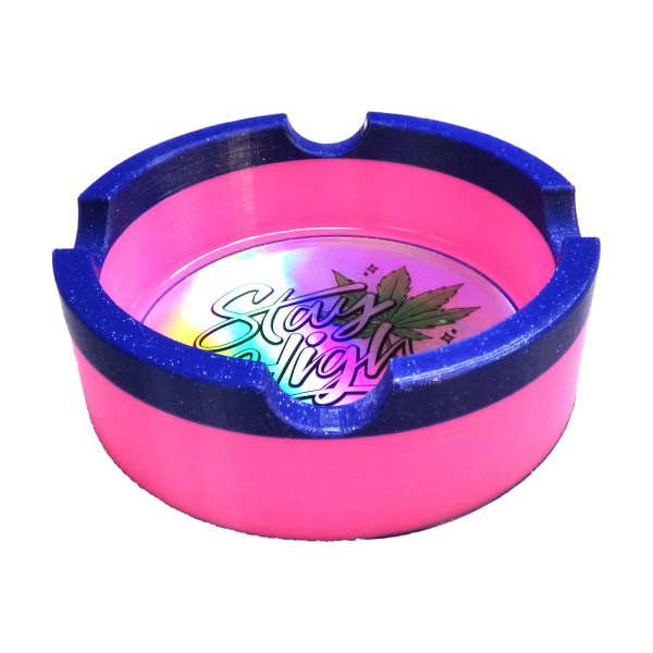 Cenicero Stay High Rosa Y Azul